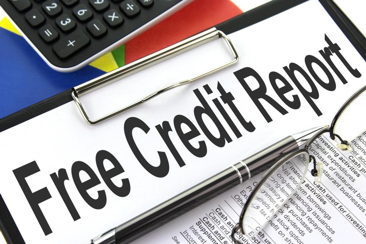 Free Credit Report - Clipboard image