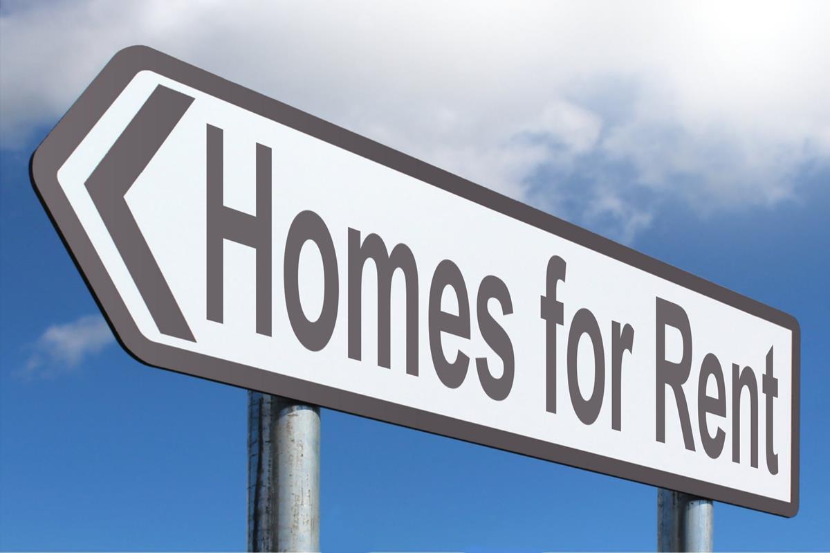 Homes For Rent - Highway Sign image