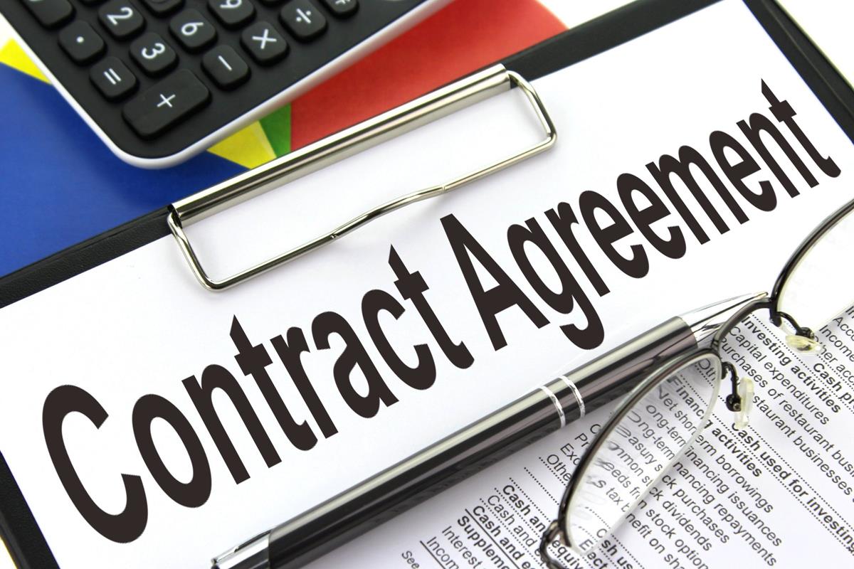 Contract Agreement Free of Charge Creative Commons Clipboard image