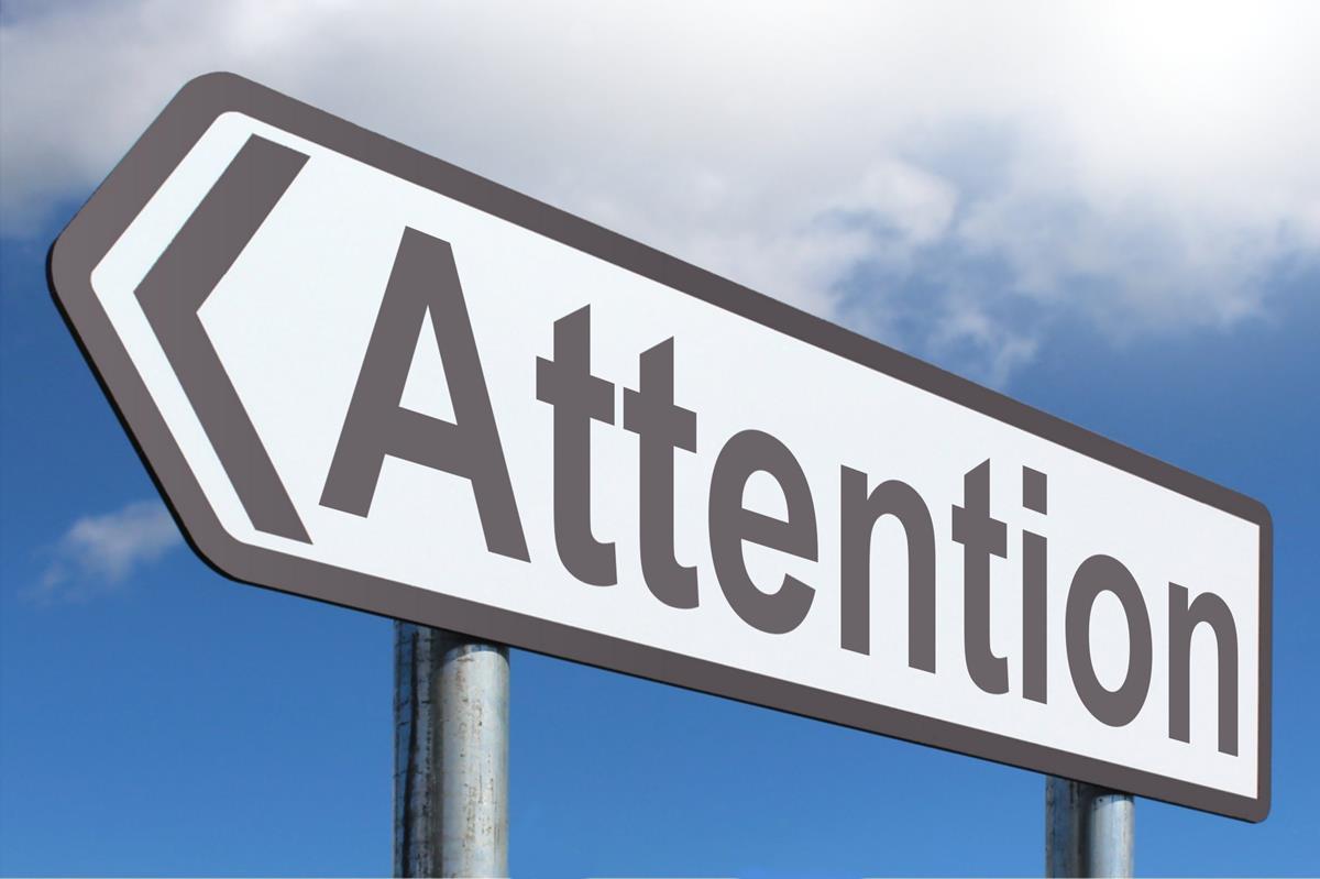 Attention Free Of Charge Creative Commons Highway Sign Image