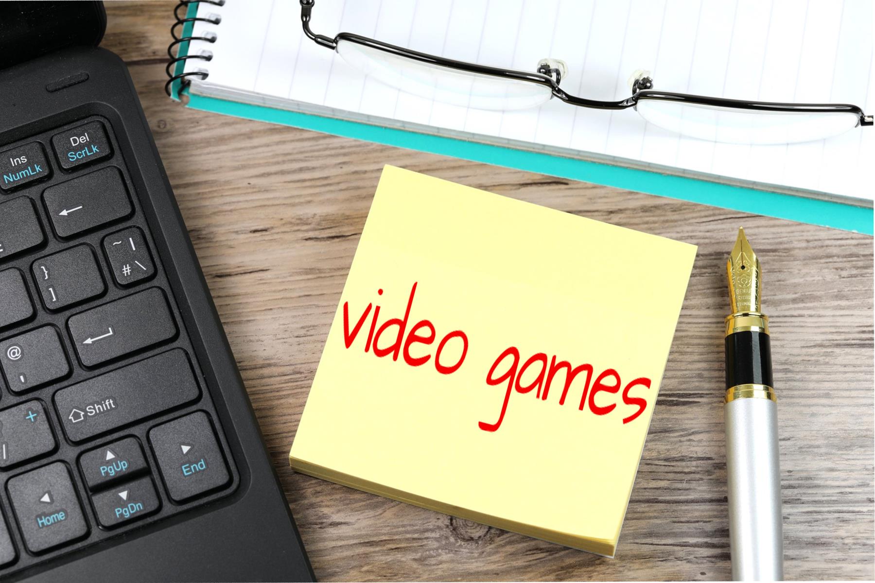 Video Games - Free of Charge Creative Commons Post it Note image